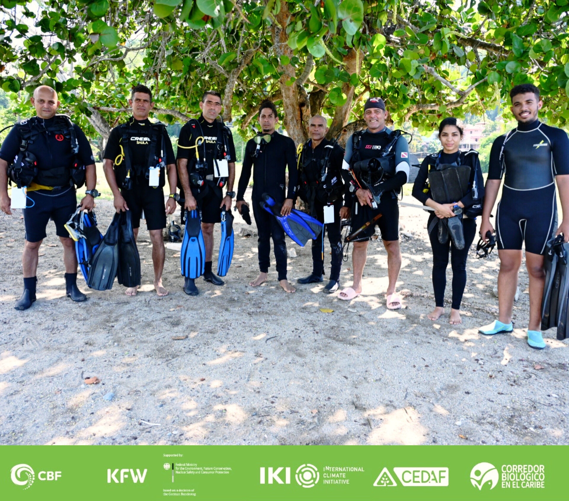 Capacitación para el Inventario Biológico Rápido fortalece monitoreo marino en el Parque Nacional Alejandro de Humboldt